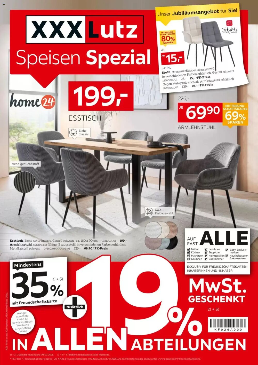 XXXLutz Prospekt (ab 22.02.2026) zum Blättern - Seite 1