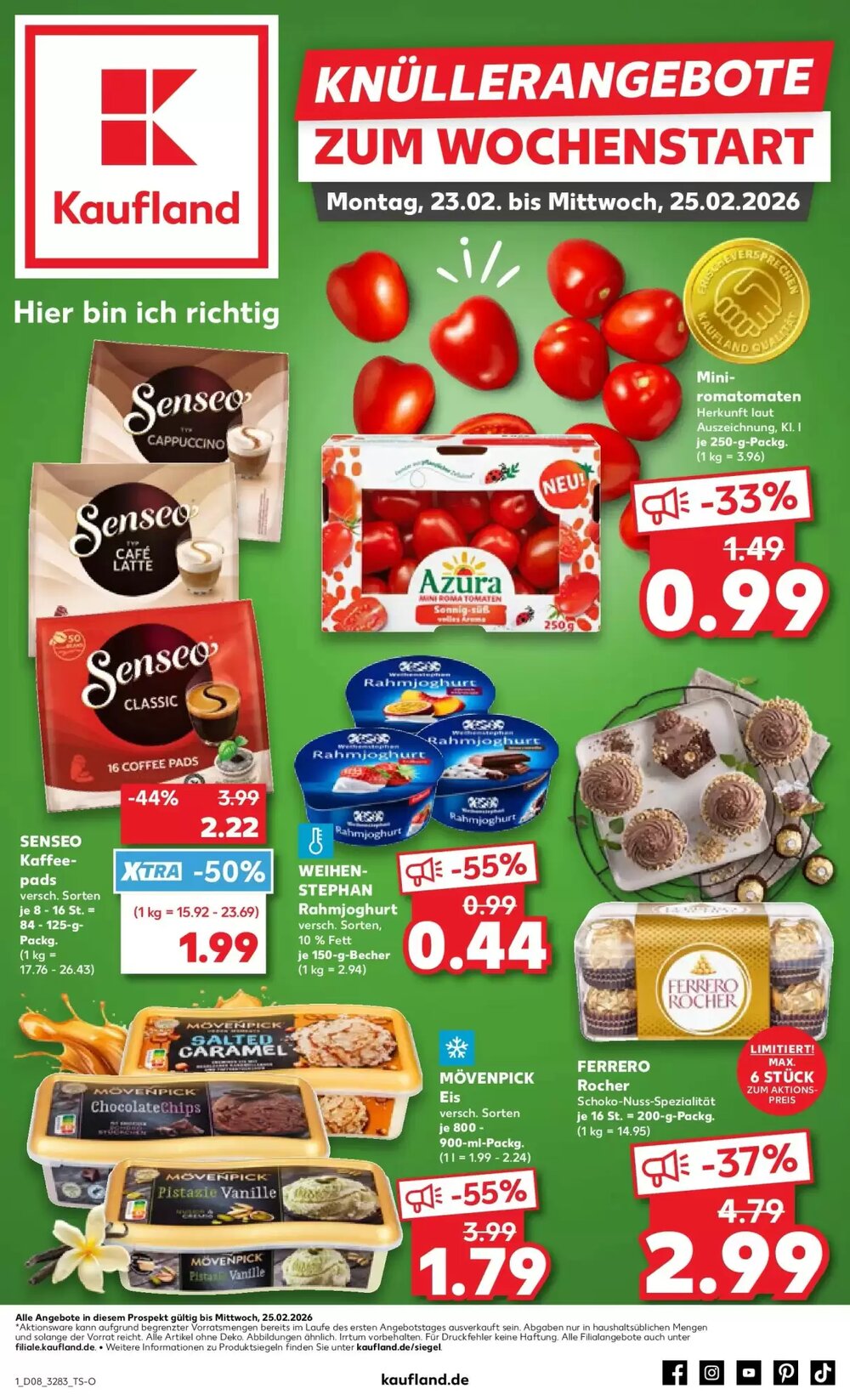 Kaufland Prospekt (ab 22.02.2026) zum Blättern - Seite 1