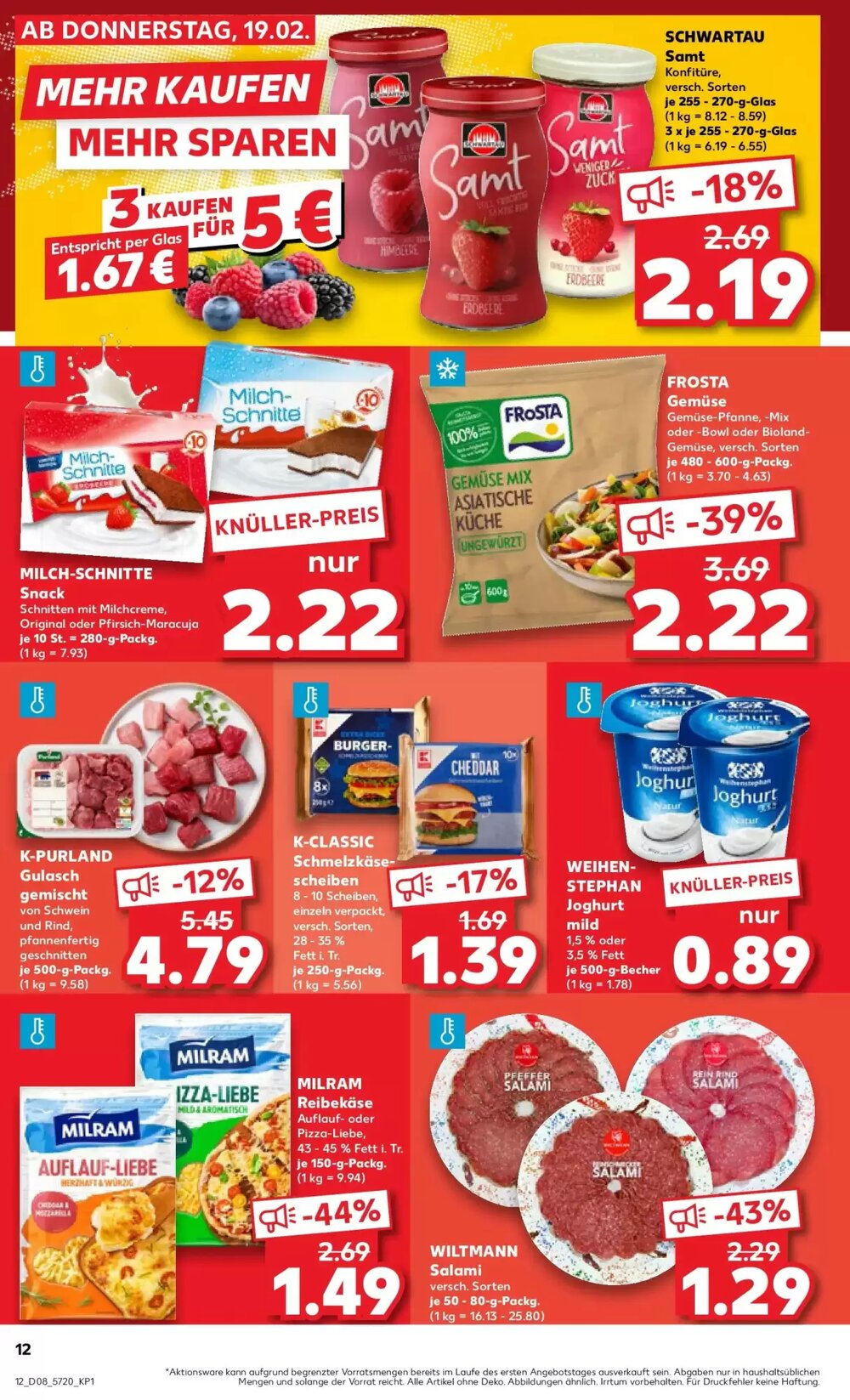 Kaufland Prospekt (ab 22.02.2026) zum Blättern - Seite 12
