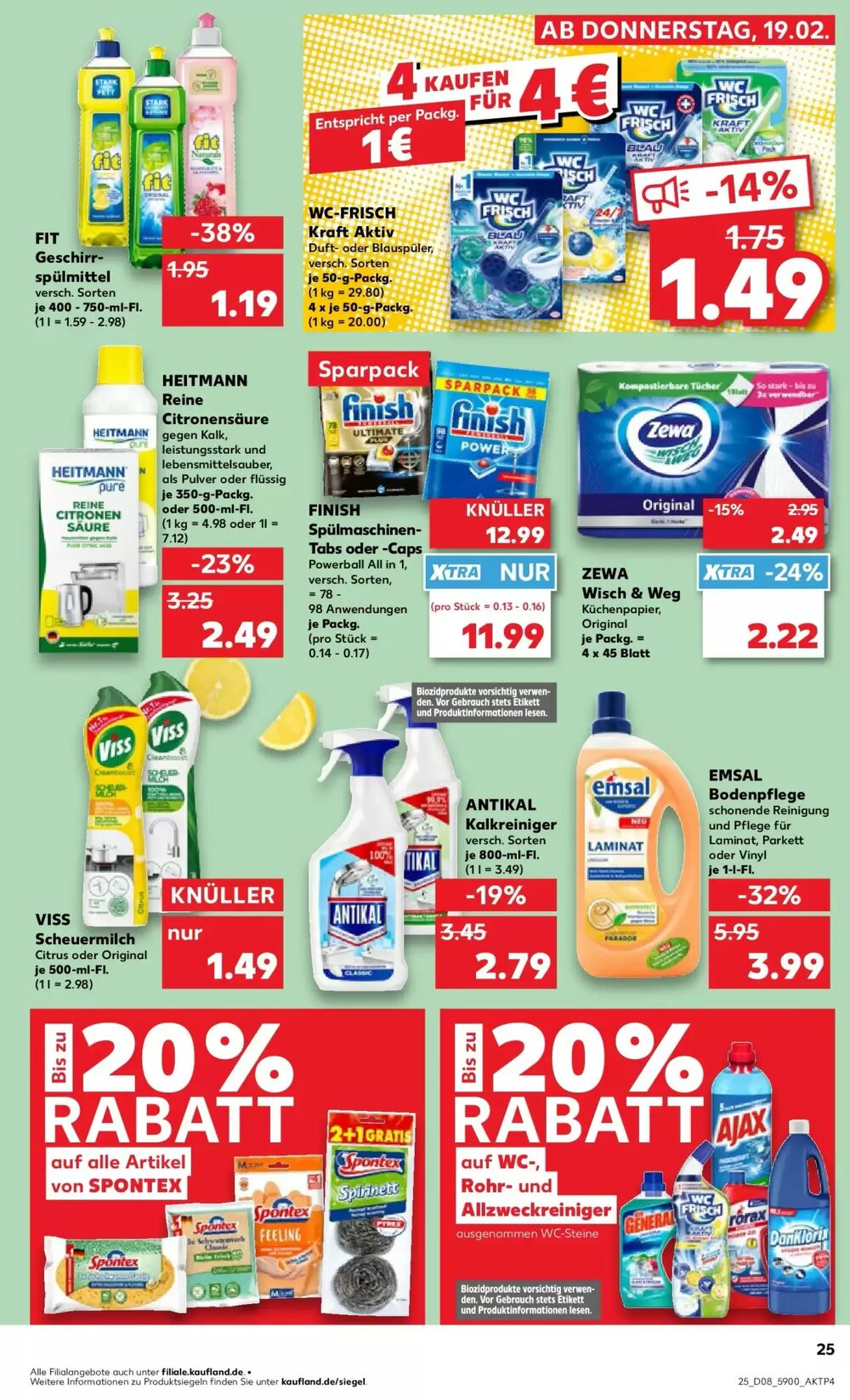 Kaufland Prospekt (ab 22.02.2026) zum Blättern - Seite 25