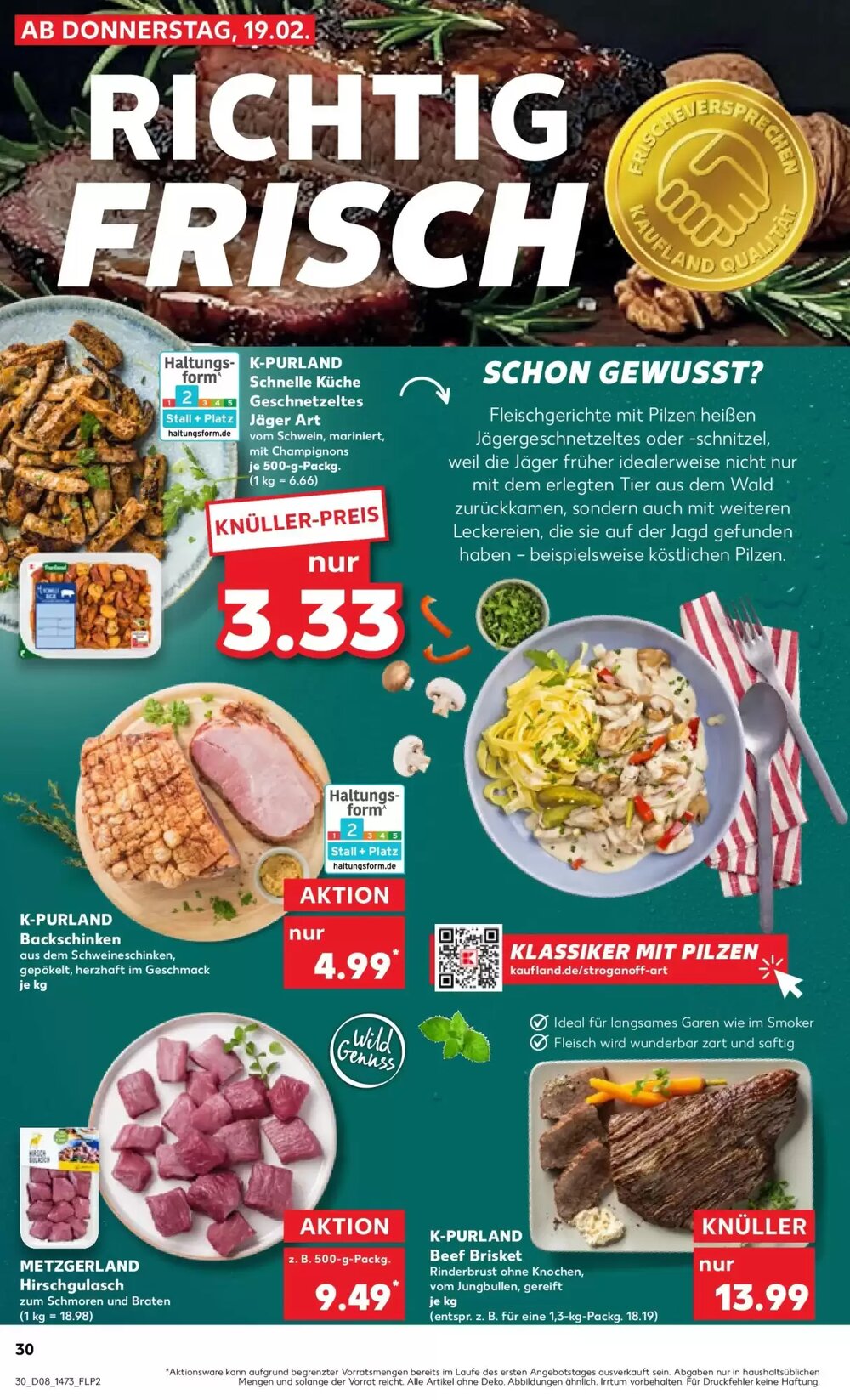 Kaufland Prospekt (ab 22.02.2026) zum Blättern - Seite 30
