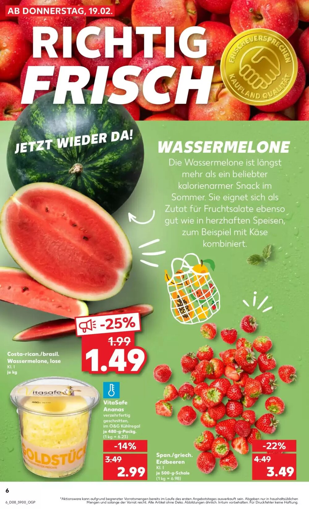 Kaufland Prospekt (ab 22.02.2026) zum Blättern - Seite 6