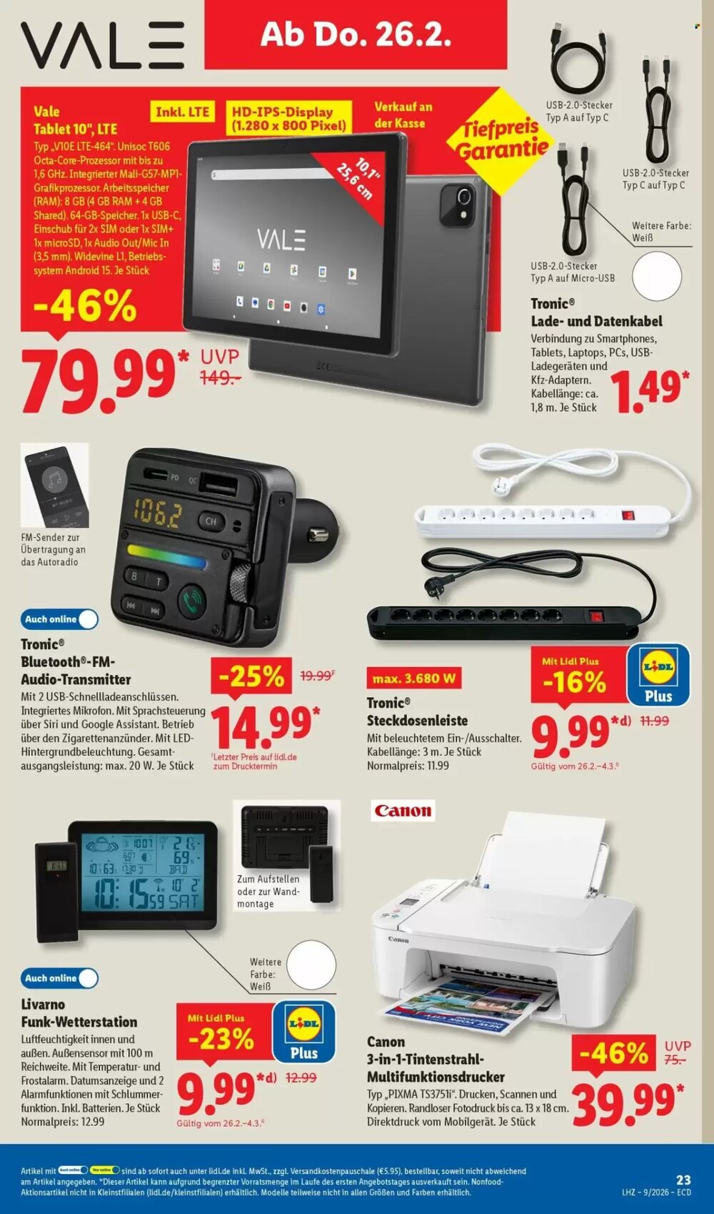 Lidl Prospekt (ab 23.02.2026) zum Blättern - Seite 21