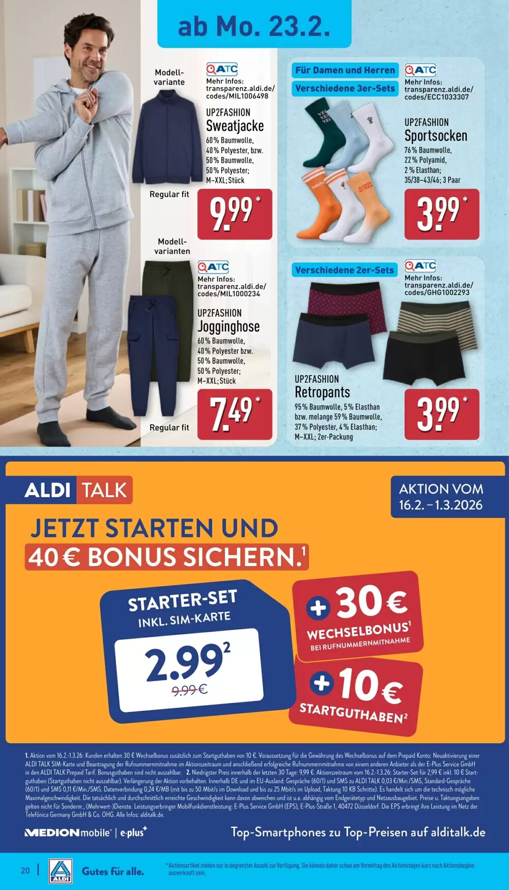 Aldi Nord Prospekt (ab 23.02.2026) zum Blättern - Seite 23