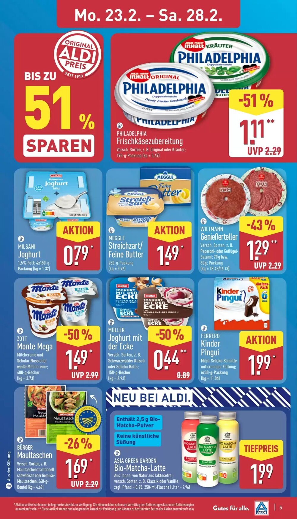 Aldi Nord Prospekt (ab 23.02.2026) zum Blättern - Seite 5