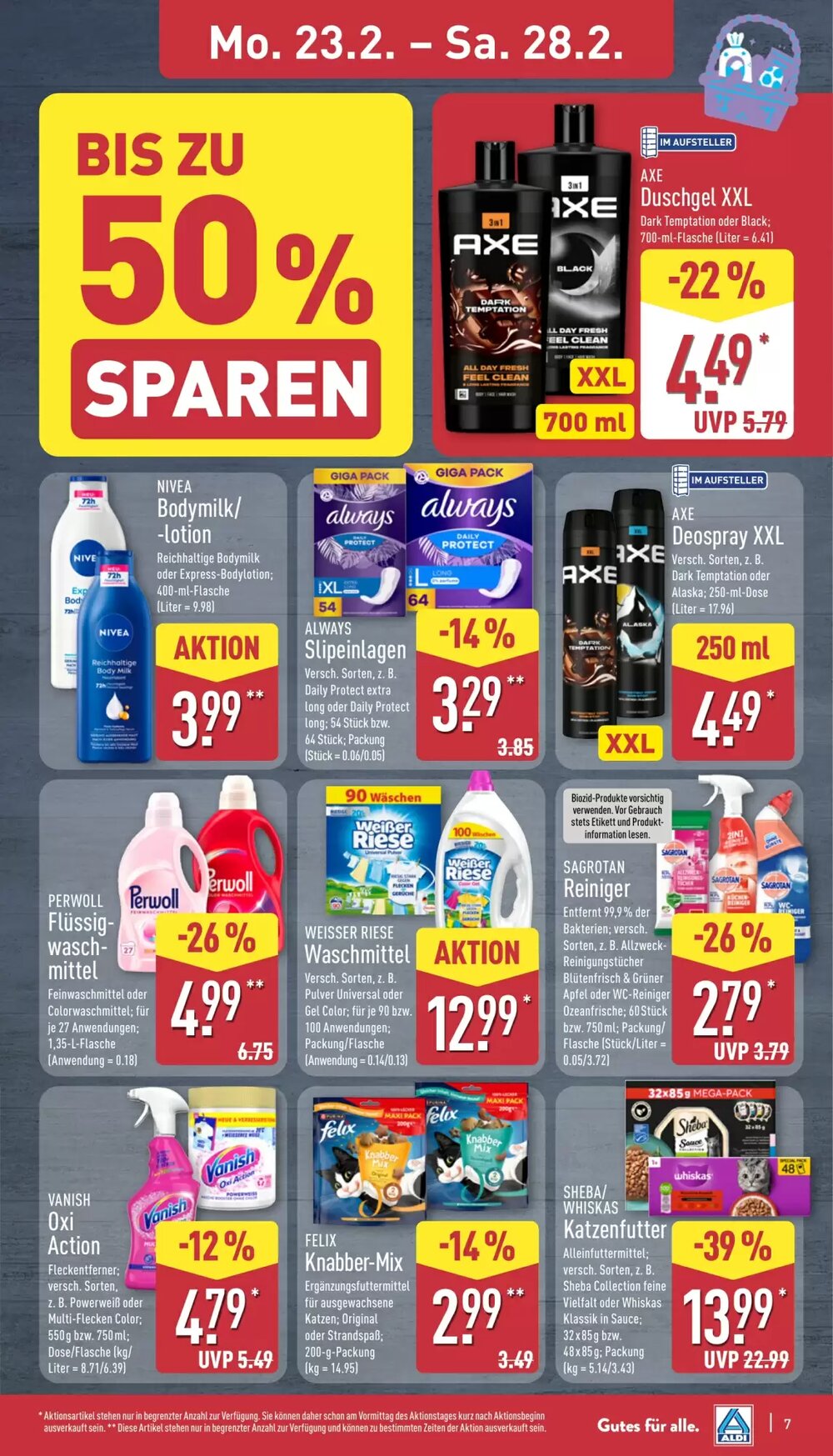 Aldi Nord Prospekt (ab 23.02.2026) zum Blättern - Seite 7