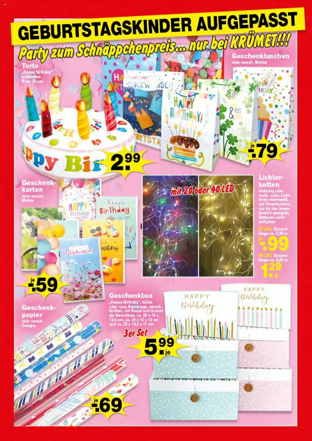 Krümet Sonderposten Prospekt (ab 23.02.2026) zum Blättern - Seite 4
