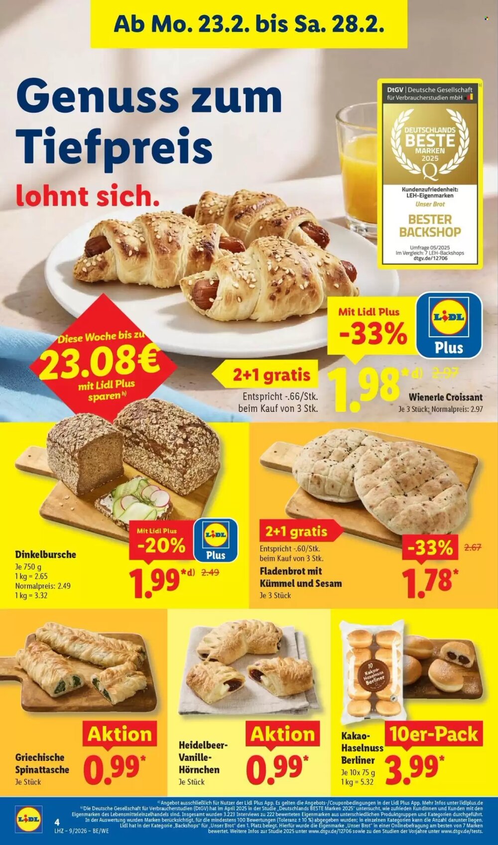 Lidl Prospekt (ab 23.02.2026) zum Blättern - Seite 10
