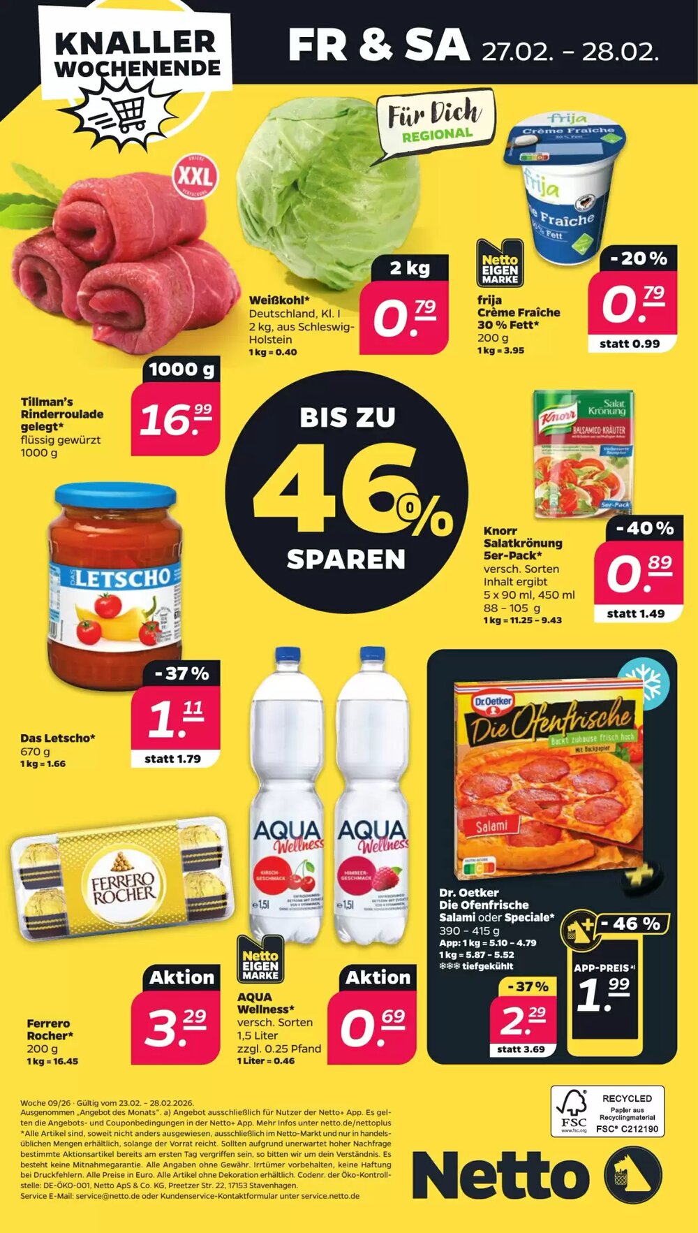 NETTO Prospekt (ab 23.02.2026) zum Blättern - Seite 38