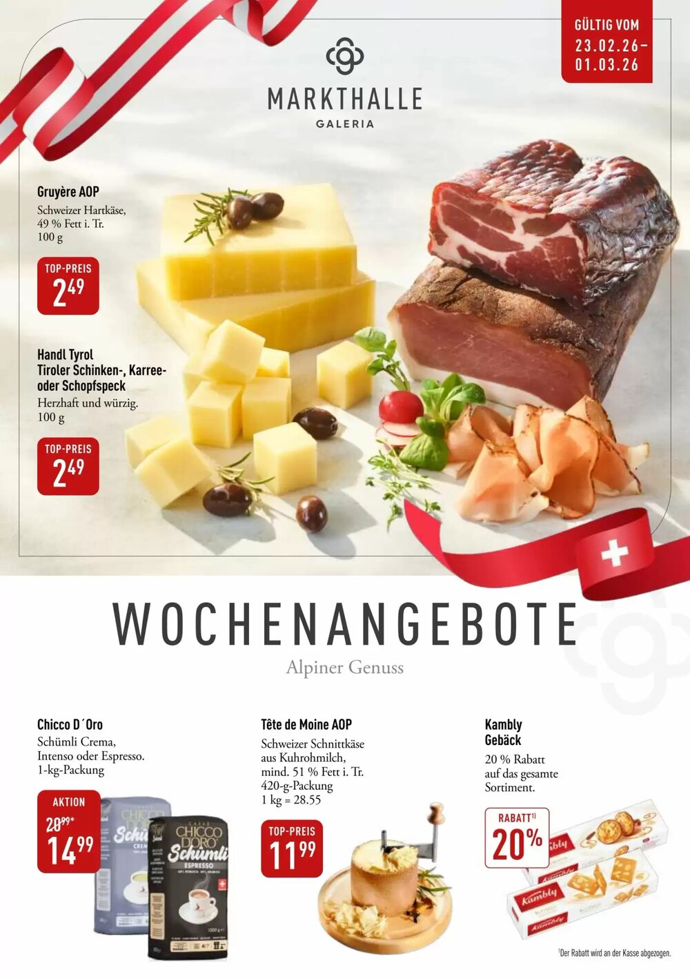 Galeria Markthalle Prospekt (ab 23.02.2026) zum Blättern - Seite 1