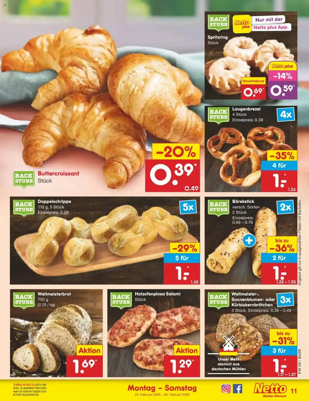 Netto Marken-Discount Prospekt (ab 23.02.2026) zum Blättern - Seite 11