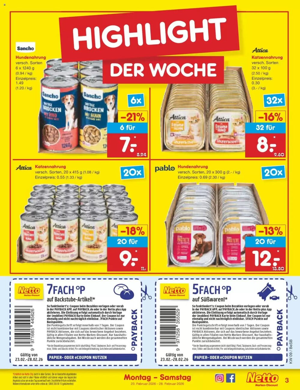 Netto Marken-Discount Prospekt (ab 23.02.2026) zum Blättern - Seite 3