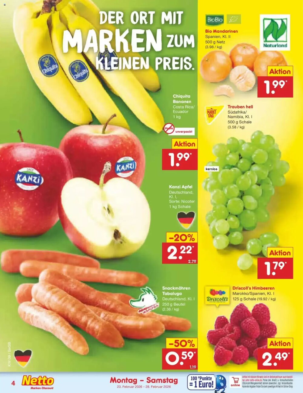 Netto Marken-Discount Prospekt (ab 23.02.2026) zum Blättern - Seite 4
