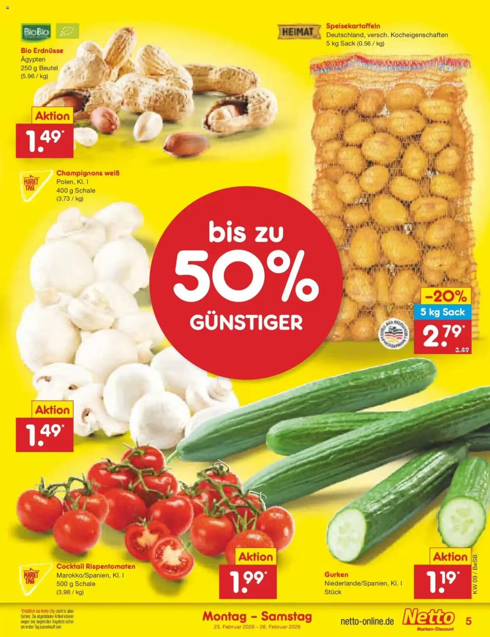 Netto Marken-Discount Prospekt (ab 23.02.2026) zum Blättern - Seite 5