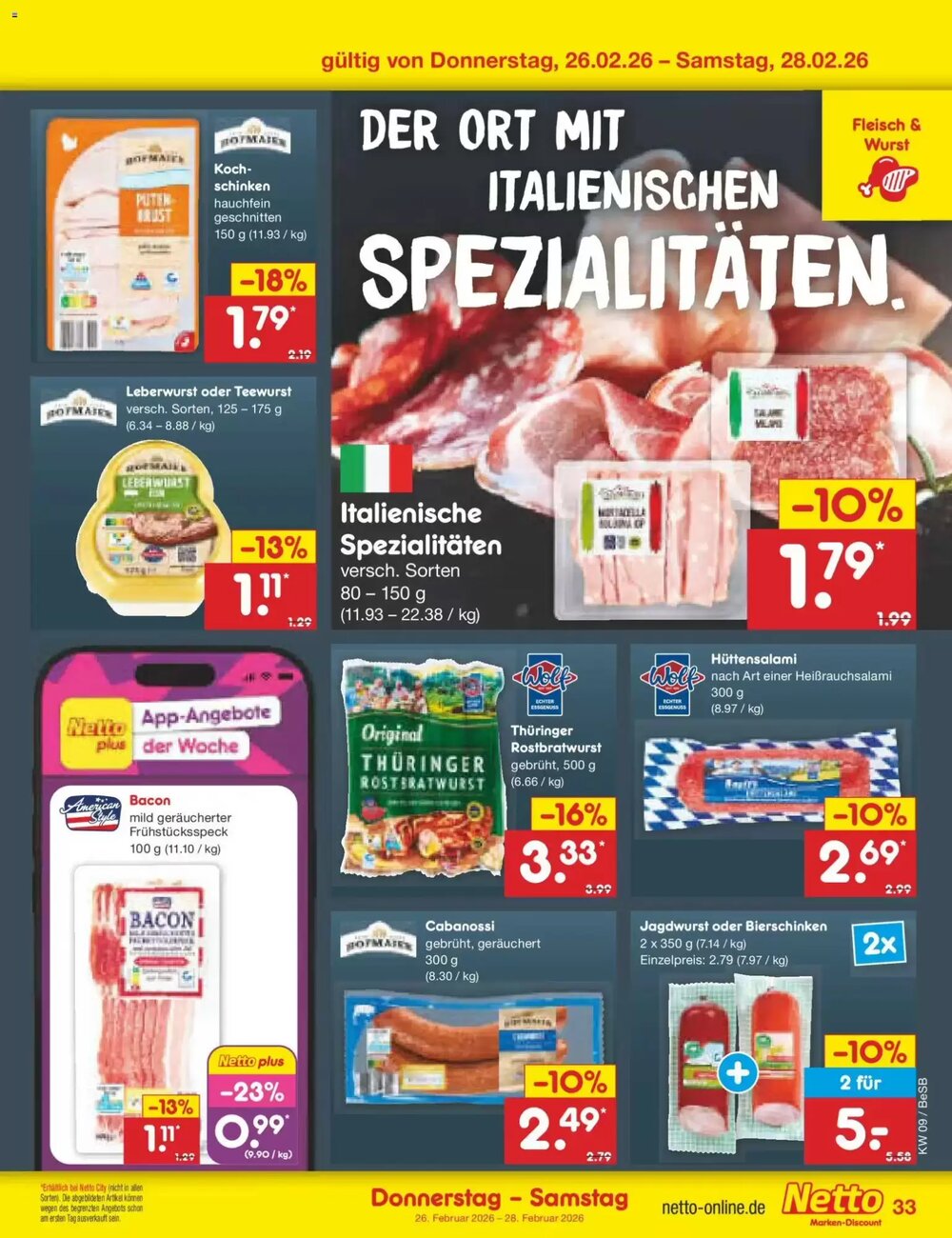 Netto Marken-Discount Prospekt (ab 23.02.2026) zum Blättern - Seite 51