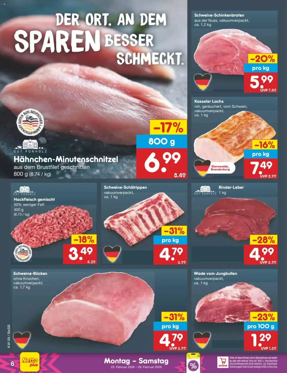 Netto Marken-Discount Prospekt (ab 23.02.2026) zum Blättern - Seite 6