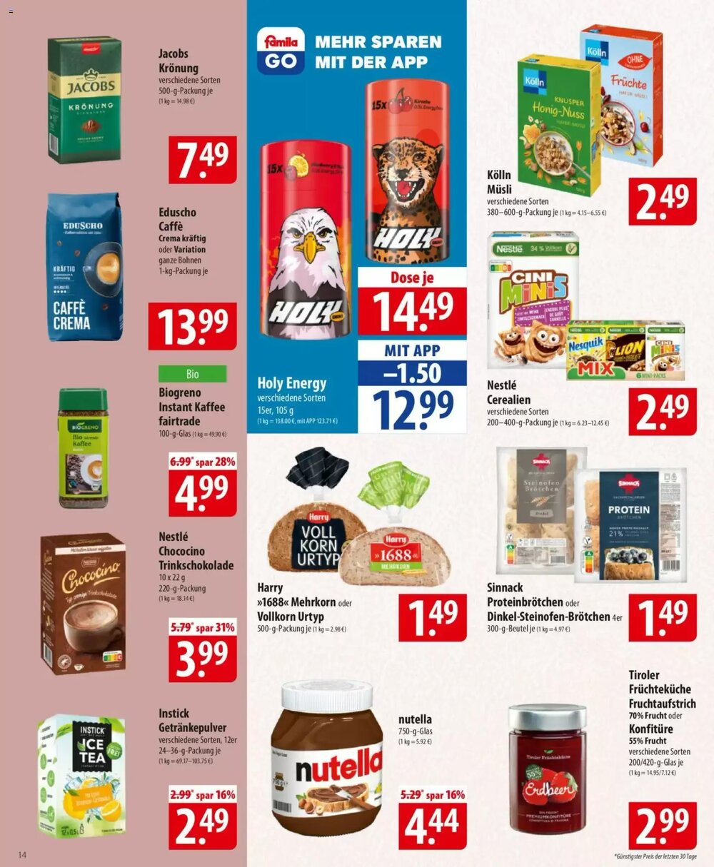 Famila Nord Ost Prospekt (ab 23.02.2026) zum Blättern - Seite 14