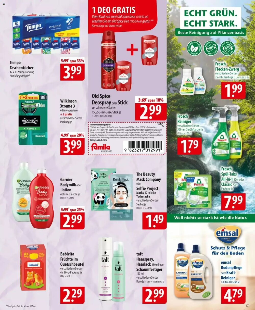 Famila Nord Ost Prospekt (ab 23.02.2026) zum Blättern - Seite 17