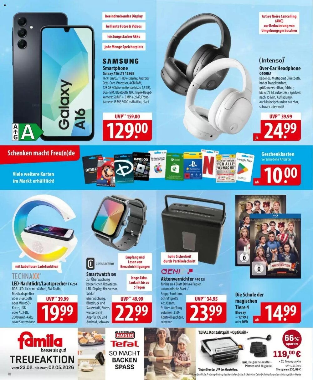 Famila Nord Ost Prospekt (ab 23.02.2026) zum Blättern - Seite 18