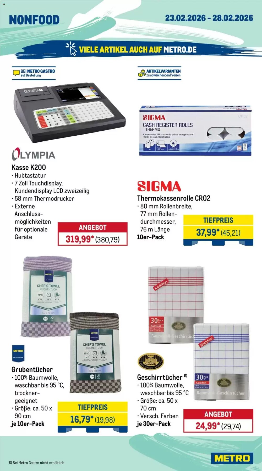 METRO Prospekt (ab 23.02.2026) zum Blättern - Seite 21