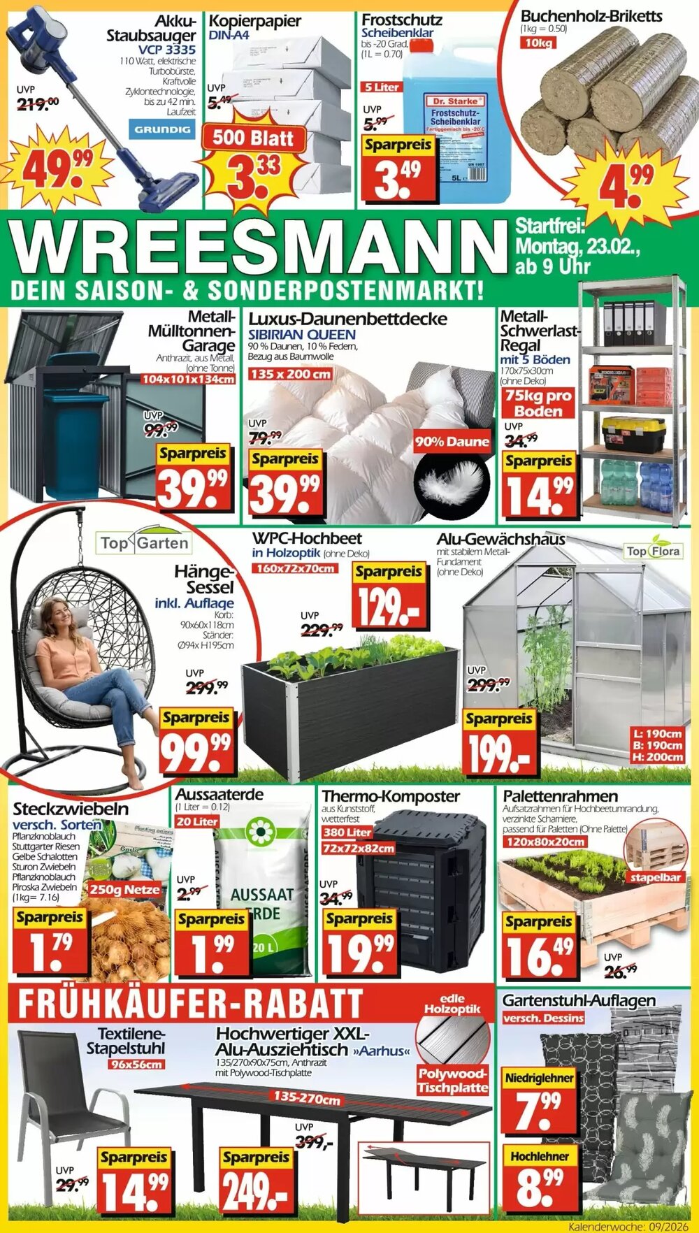 Wreesmann Prospekt (ab 23.02.2026) zum Blättern - Seite 1