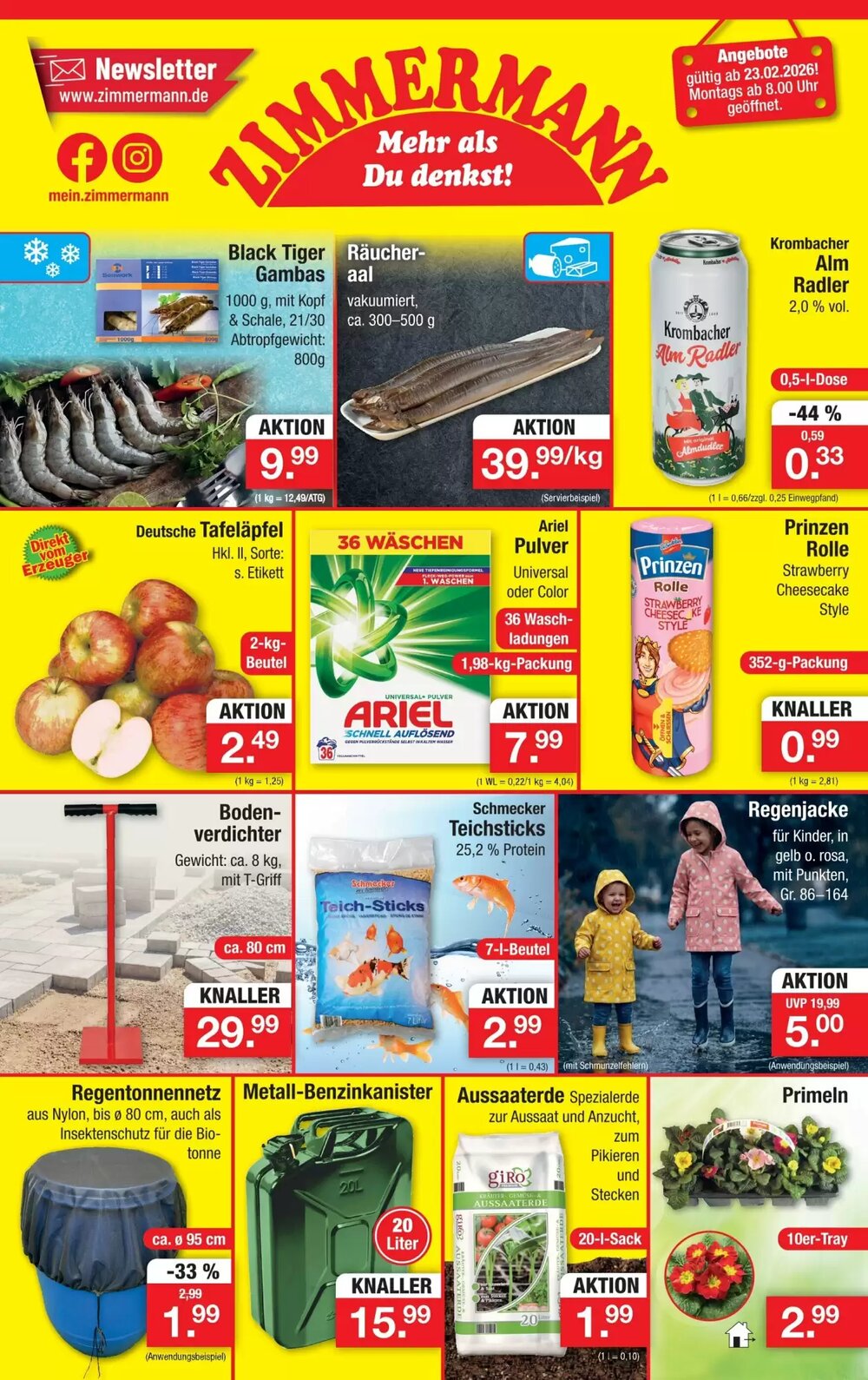 Zimmermann Prospekt (ab 23.02.2026) zum Blättern - Seite 1