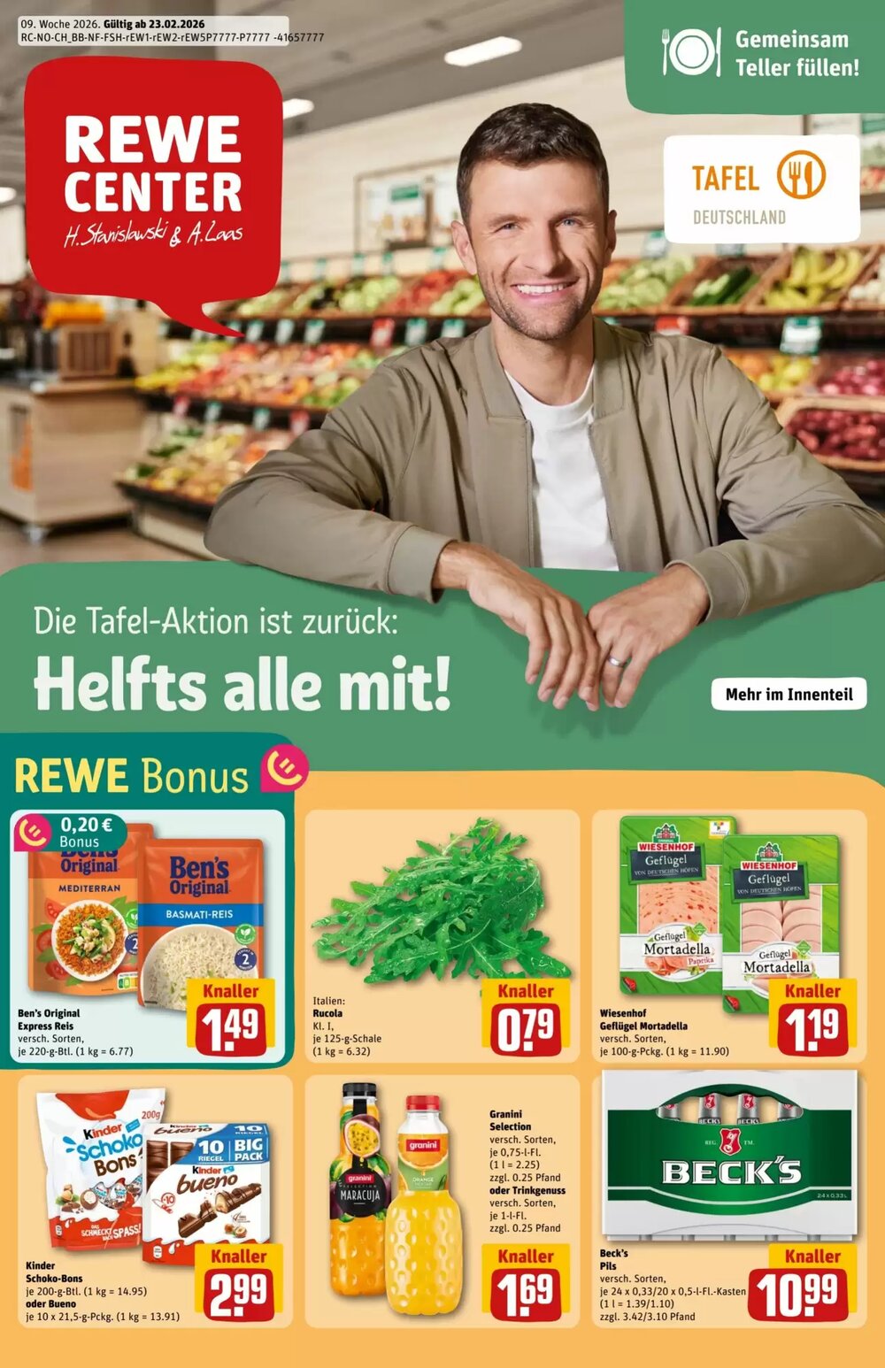 REWE Center Prospekt (ab 23.02.2026) zum Blättern - Seite 1