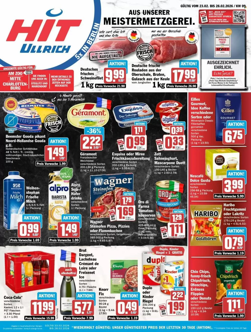 HIT Ullrich Prospekt (ab 23.02.2026) zum Blättern - Seite 1