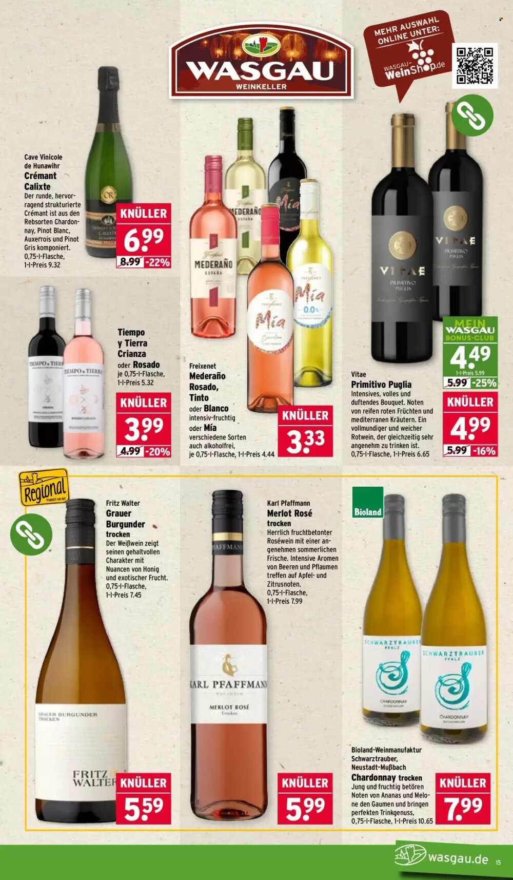 Wasgau Prospekt (ab 23.02.2026) zum Blättern - Seite 15