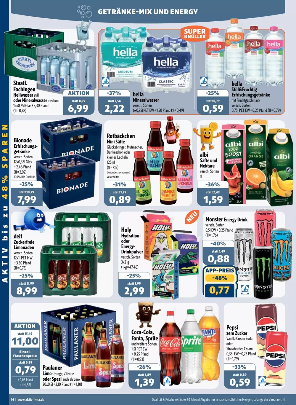 Aktiv Irma Prospekt (ab 23.02.2026) zum Blättern - Seite 14