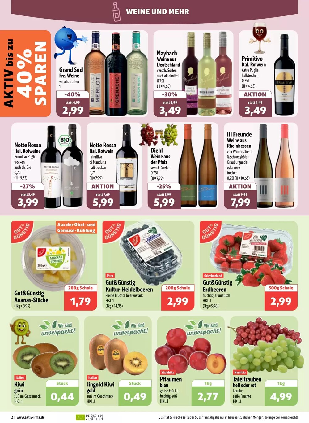 Aktiv Irma Prospekt (ab 23.02.2026) zum Blättern - Seite 2