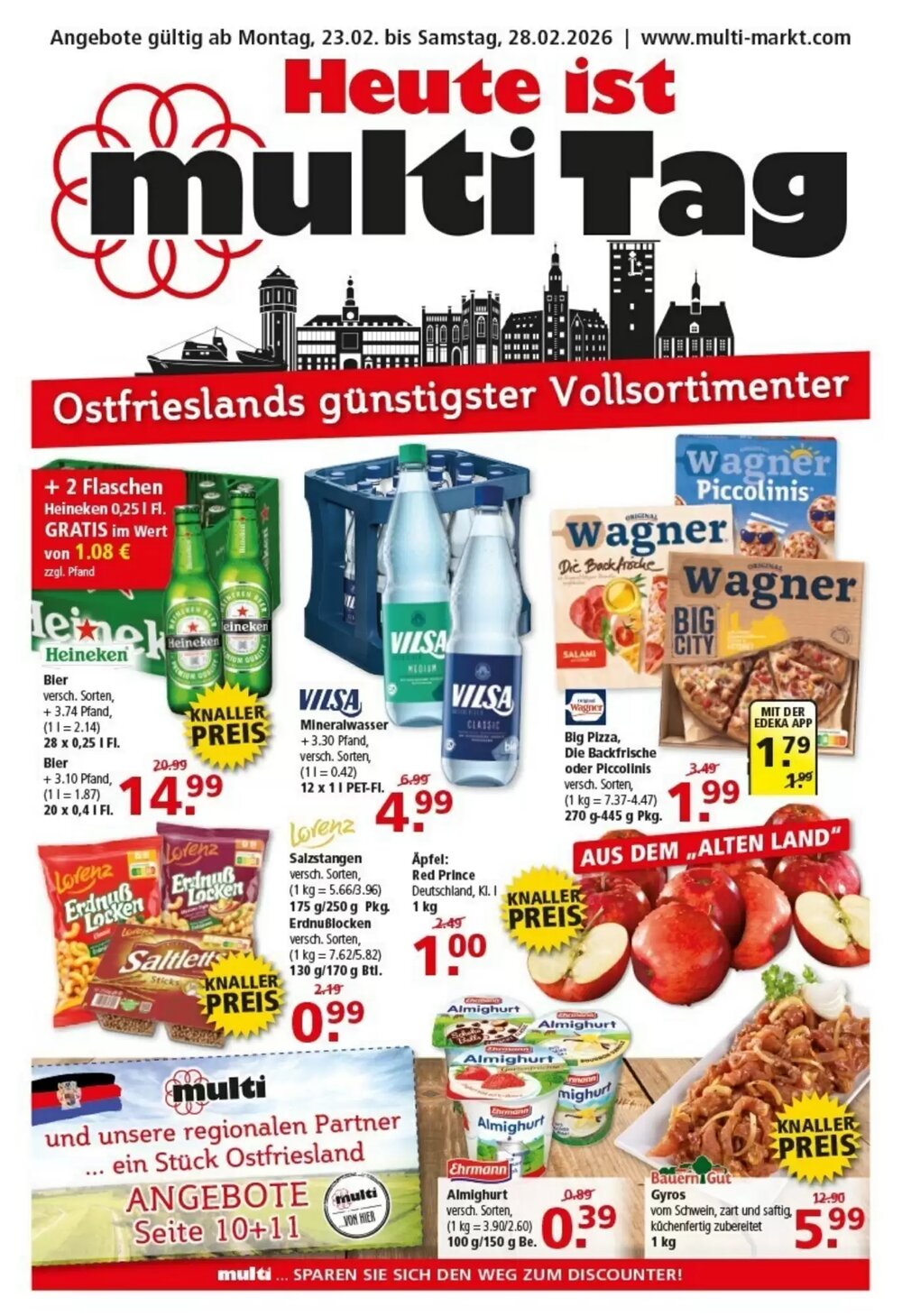 Multi Markt Prospekt (ab 23.02.2026) zum Blättern - Seite 1
