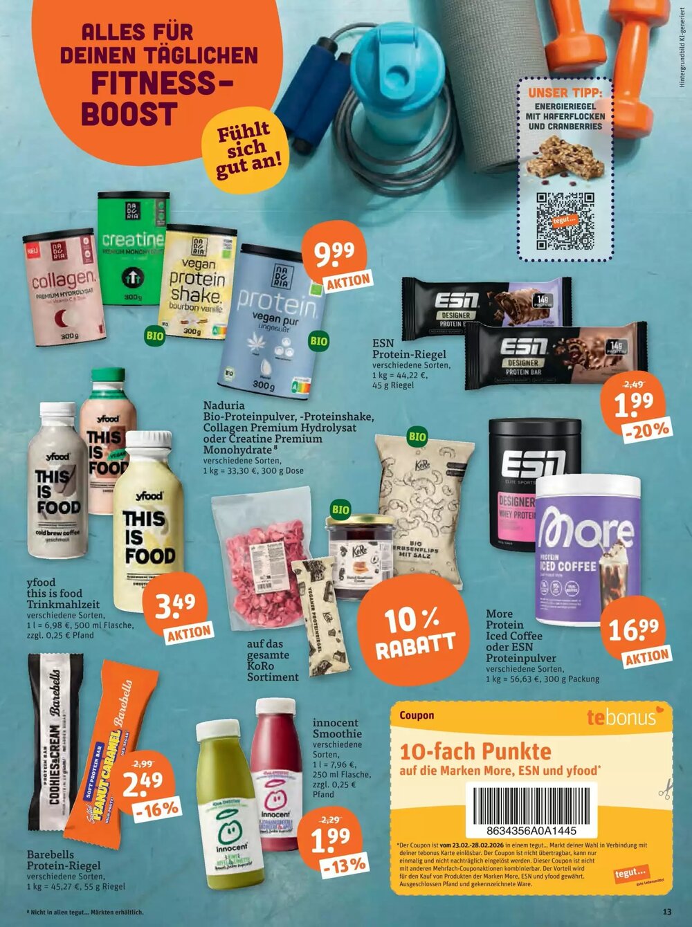 tegut Prospekt (ab 23.02.2026) zum Blättern - Seite 15