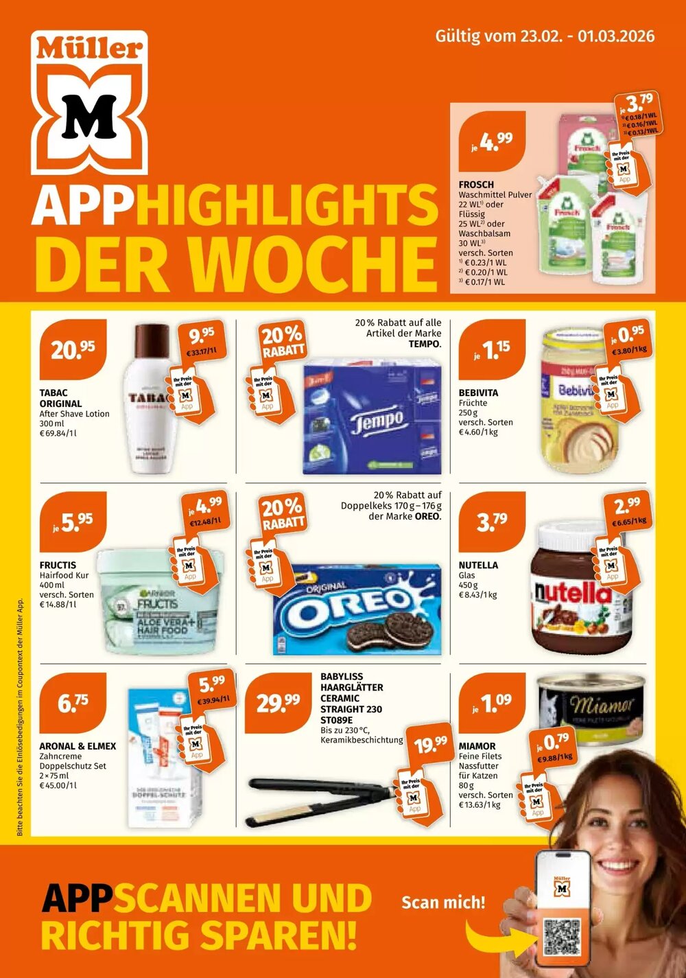 Müller Prospekt (ab 23.02.2026) zum Blättern - Seite 1