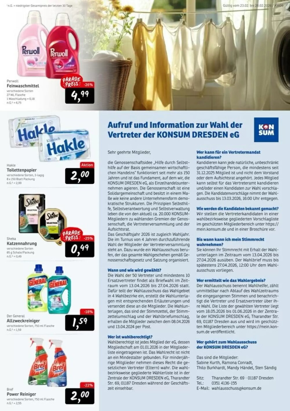 KONSUM Prospekt (ab 23.02.2026) zum Blättern - Seite 11