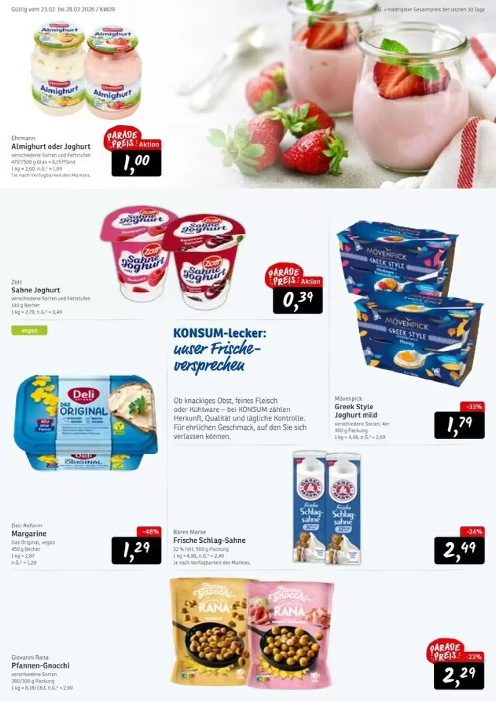 KONSUM Prospekt (ab 23.02.2026) zum Blättern - Seite 4