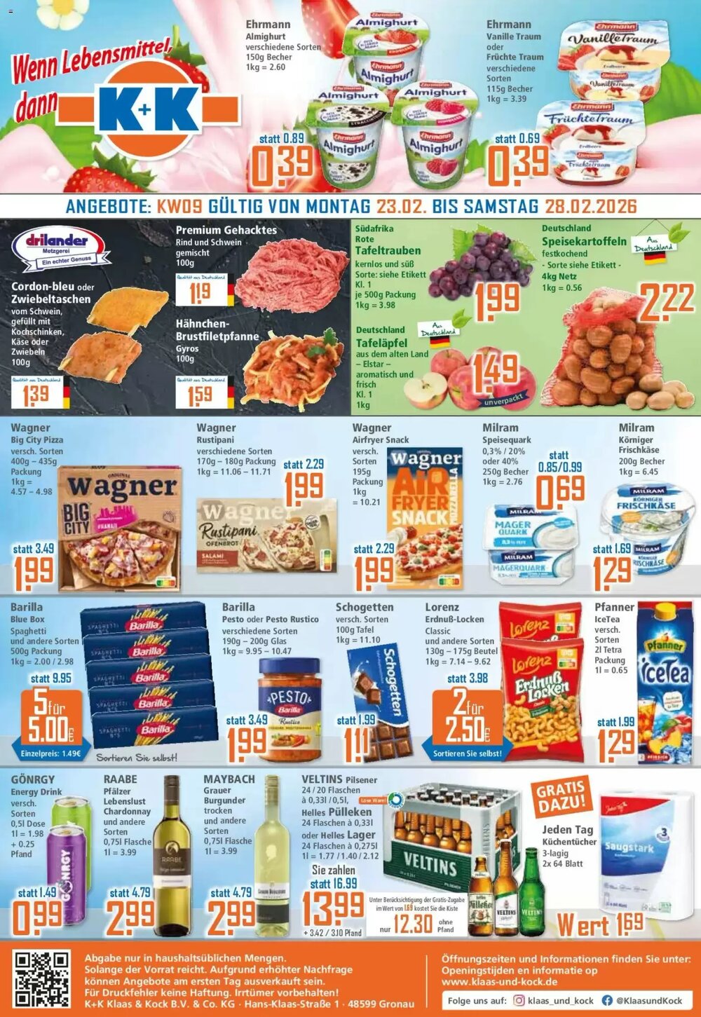 Klaas und Kock Prospekt (ab 23.02.2026) zum Blättern - Seite 1