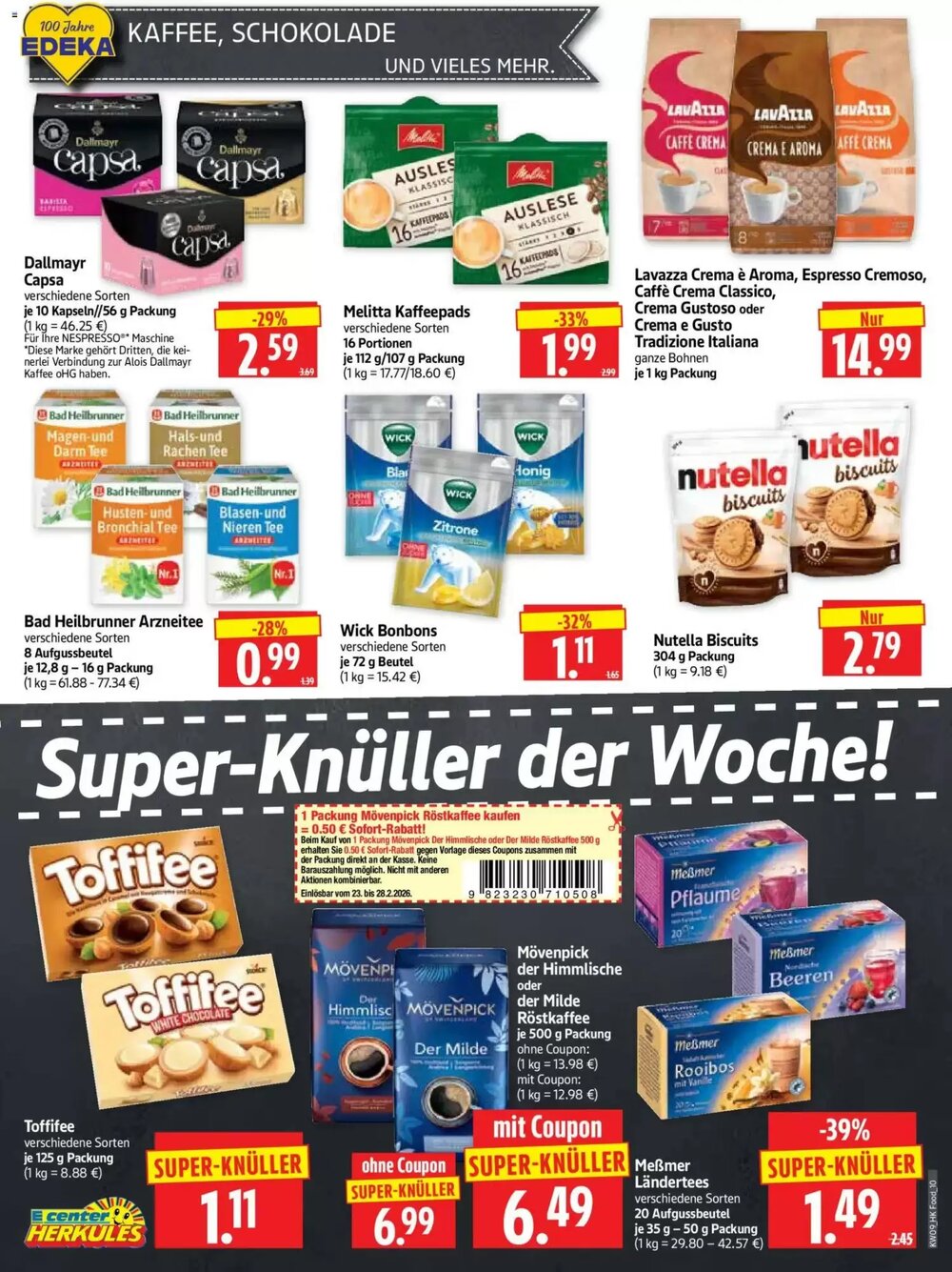 Edeka Herkules Prospekt (ab 23.02.2026) zum Blättern - Seite 10