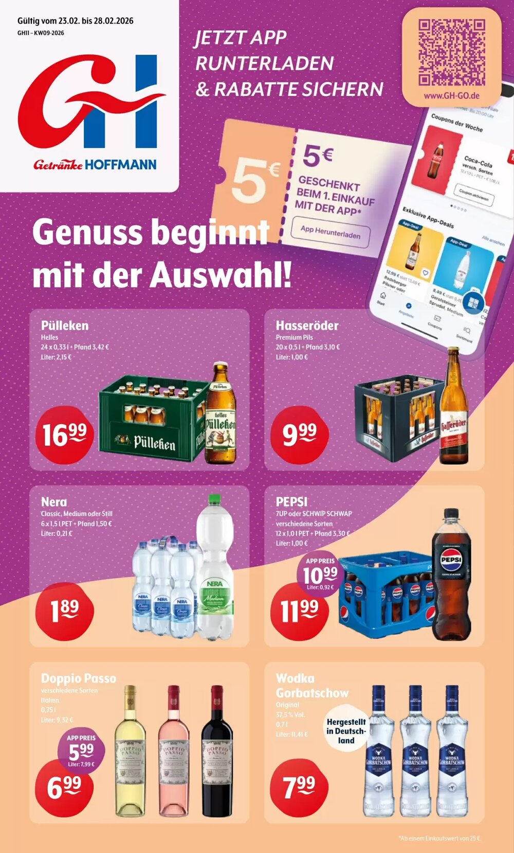 Trink und Spare Prospekt (ab 23.02.2026) zum Blättern - Seite 1