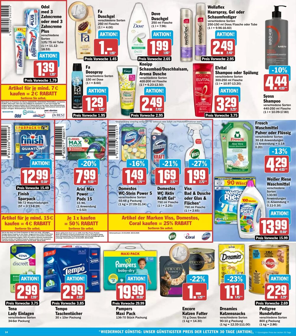 Hit Prospekt (ab 23.02.2026) zum Blättern - Seite 14