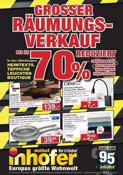 Möbel Inhofer Prospekt (ab 23.02.2026) zum Blättern