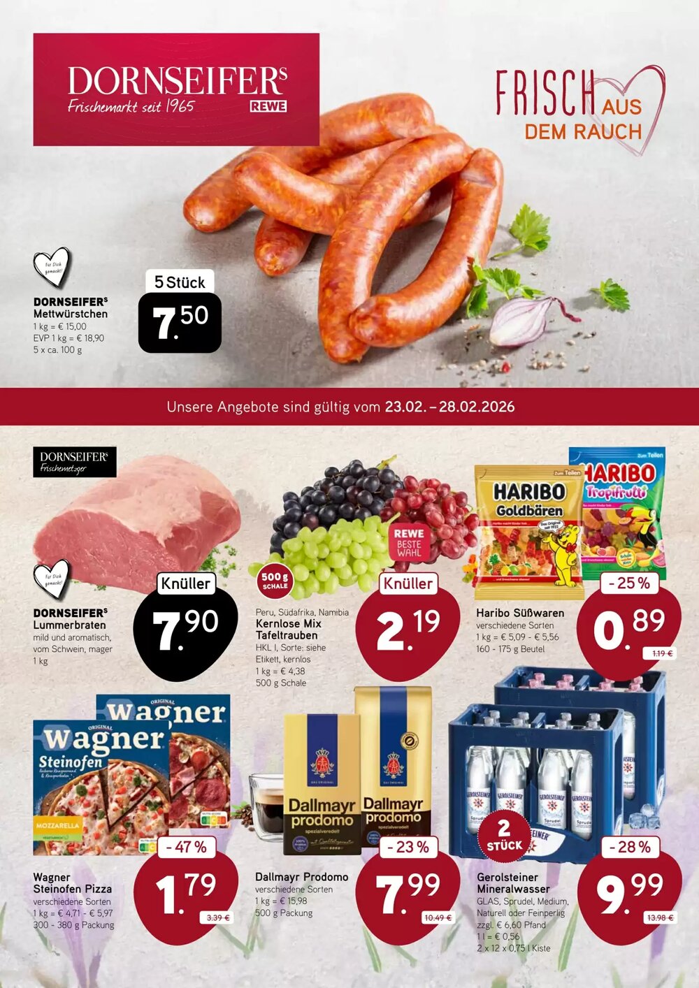 Dornseifer Prospekt (ab 23.02.2026) zum Blättern - Seite 1