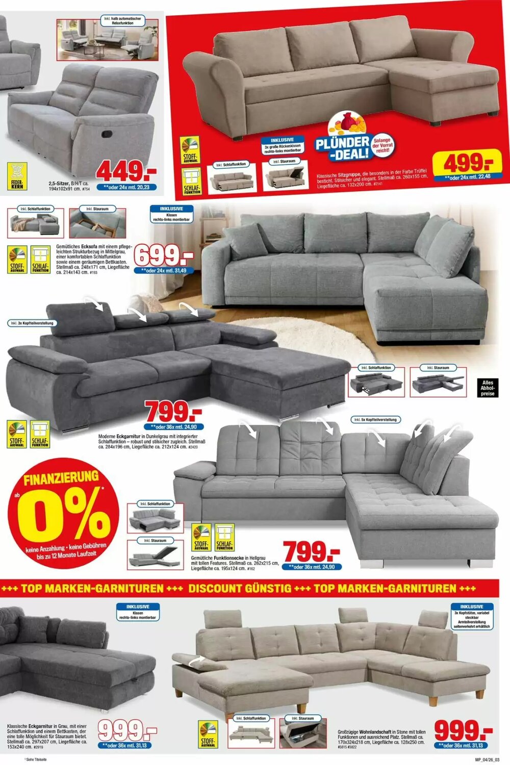 Möbelpiraten Prospekt (ab 23.02.2026) zum Blättern - Seite 3