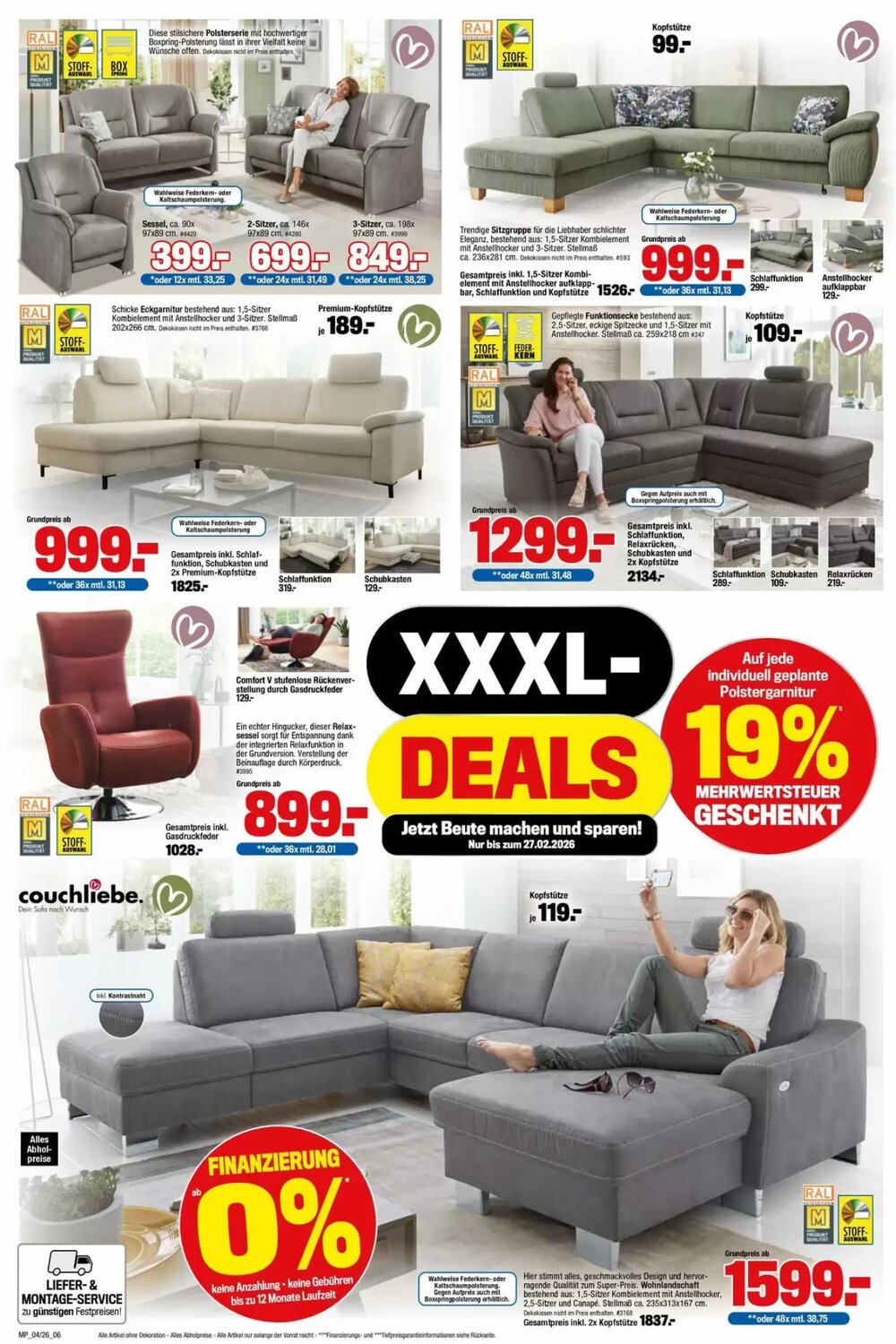 Möbelpiraten Prospekt (ab 23.02.2026) zum Blättern - Seite 6
