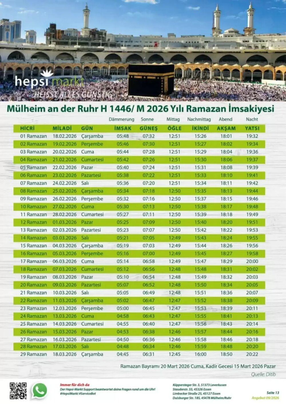 Hepsi-Markt Prospekt (ab 23.02.2026) zum Blättern - Seite 13