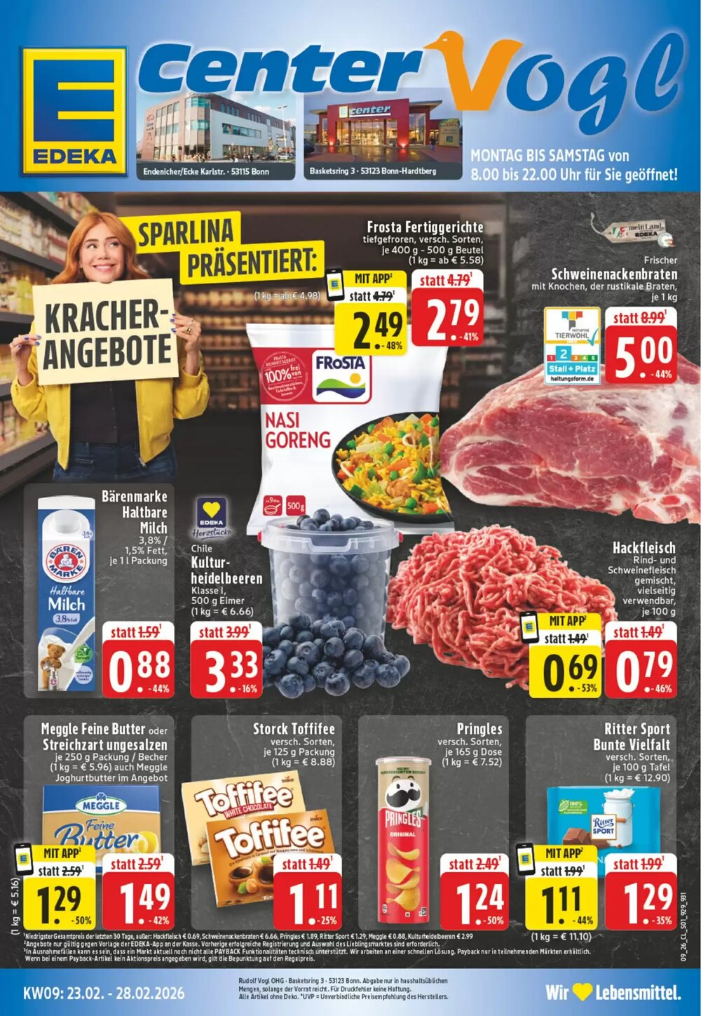 EDEKA Vogl Prospekt (ab 23.02.2026) zum Blättern - Seite 1
