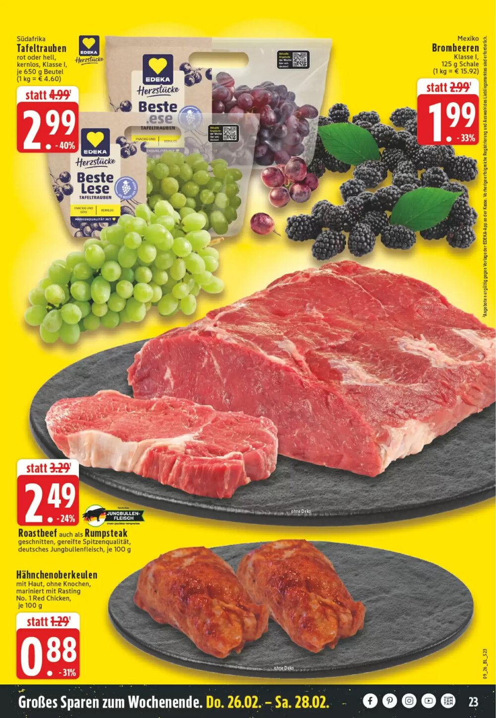 EDEKA Vogl Prospekt (ab 23.02.2026) zum Blättern - Seite 25