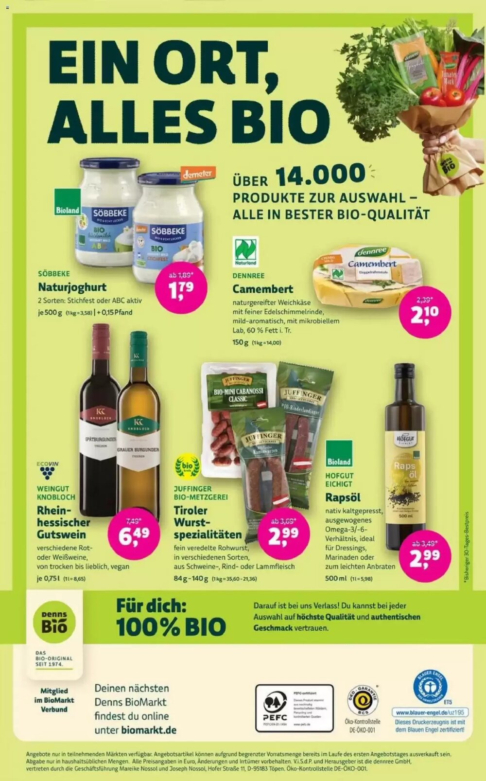 Denns BioMarkt Prospekt (ab 25.02.2026) zum Blättern - Seite 12