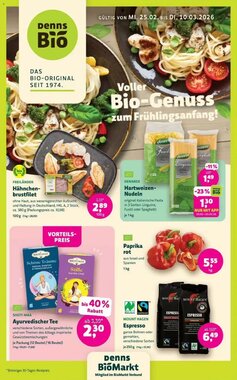 Denns BioMarkt Prospekt (ab 25.02.2026) zum Blättern