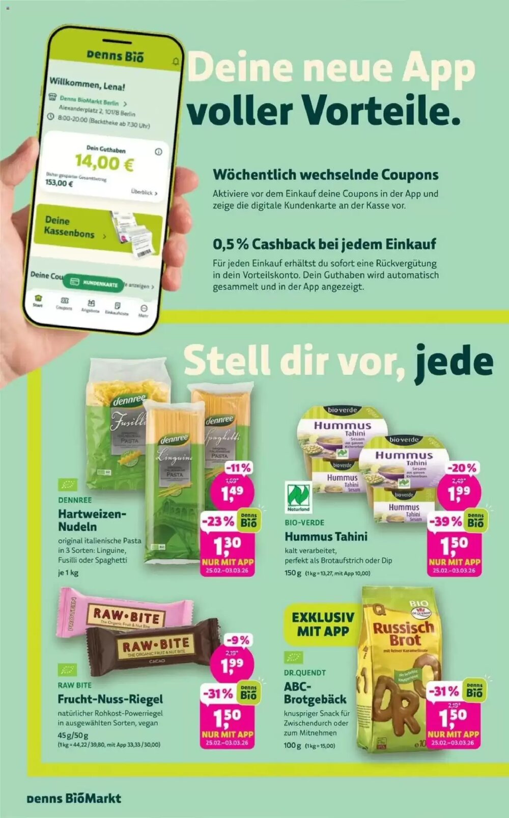 Denns BioMarkt Prospekt (ab 25.02.2026) zum Blättern - Seite 2